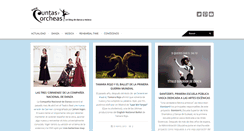 Desktop Screenshot of entrepuntasycorcheas.com